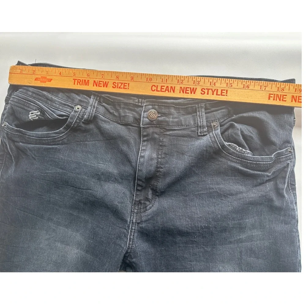 Rocawear Mens Jeans W38 x L32 Distressed Wash Blue Denim Straight Leg